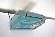 Load image into Gallery viewer, Camper Green 1955 Arvin 954P Model AM Portable Vacuum Tube Radio Excellent Condition! Sounds Great!!