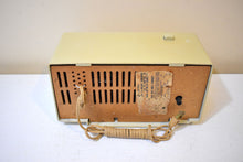 Load image into Gallery viewer, Beige Ivory Vintage 1962 General Electric Model C-403D AM Vacuum Tube Clock Radio Sounds Great!