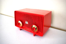 Load image into Gallery viewer, Siren Red 1956 Motorola Model 56R AM Vacuum Tube Radio Loud and Clear Sounding Banshee!