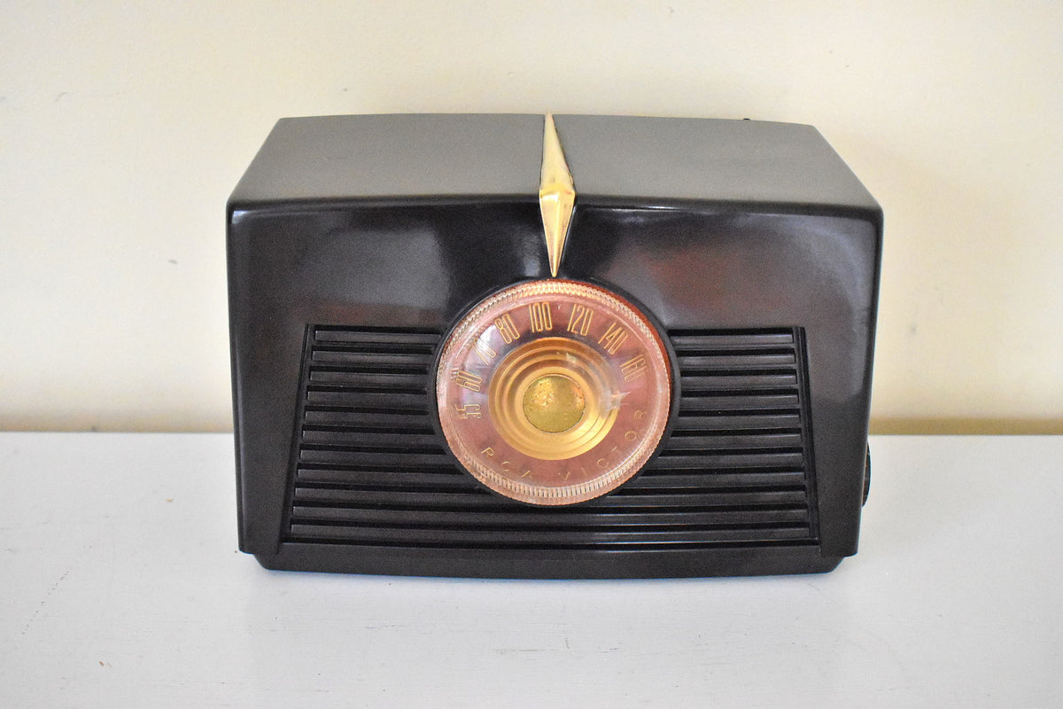 アラビカブラウン ヴィンテージ 1949 RCA Victor Model 8X541 AM