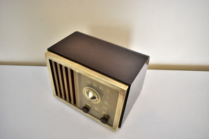 Bluetooth Ready To Go - Regis Gold Bakelite 1947 RCA Victor Model 75X11 AM Vacuum Tube Radio Sounds Great! Excellent Condition!