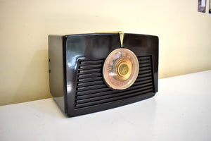 Bluetooth Ready To Go - Arabica Brown Vintage 1949 RCA Victor Model 8X541 AM Vacuum Tube Radio Popular Model In Its Day and Today!