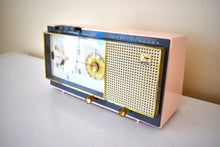Load image into Gallery viewer, Victoria Pink 1961 Westinghouse Model H7766L6A AM Vintage Radio Excellent Condition Sounds Terrtific!