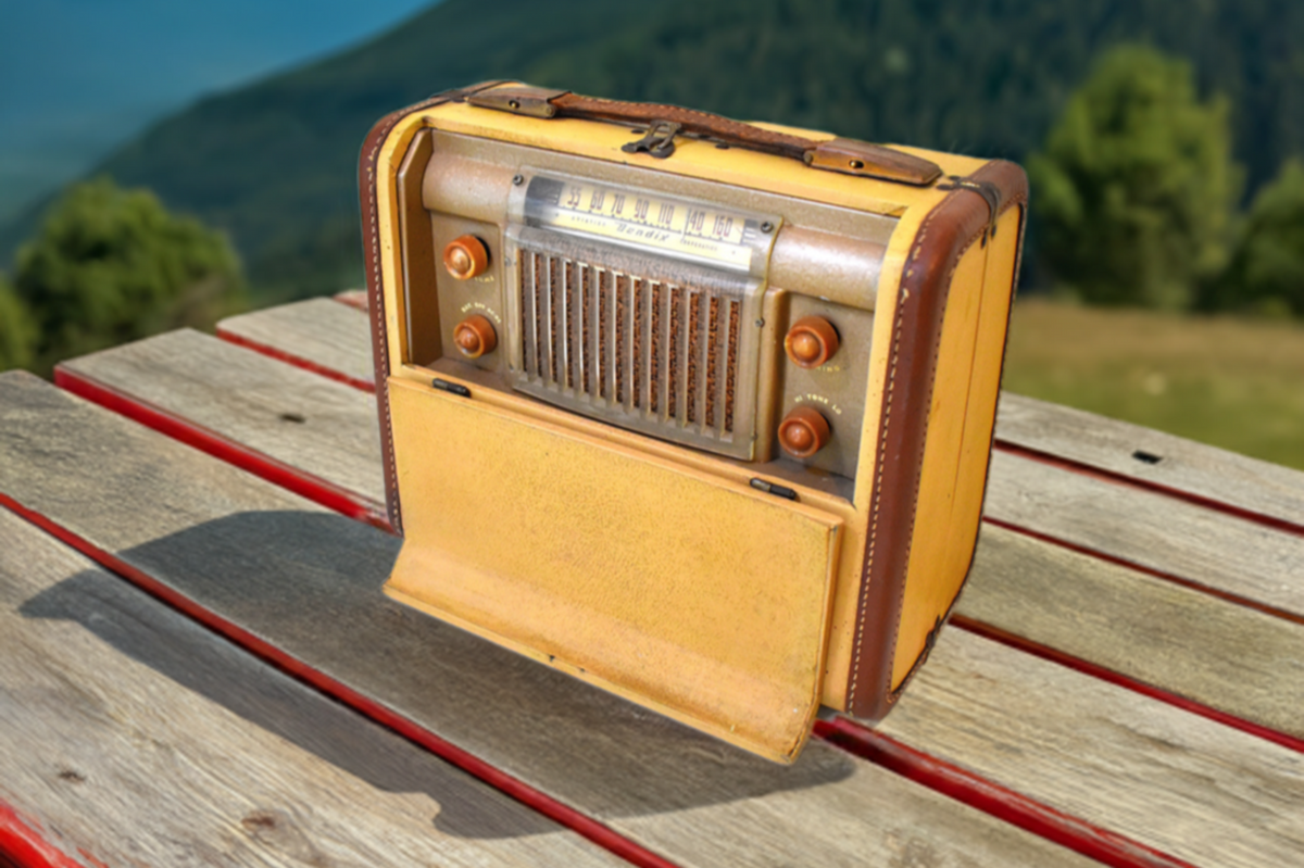 Vintage Bendix Wood Radio store