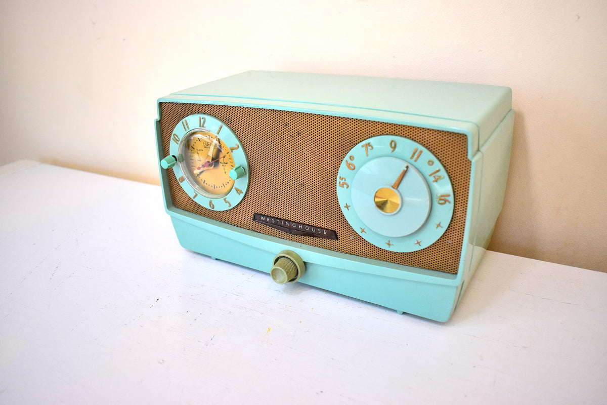 セージグリーンとゴールド ウェスチングハウス 1959 モデル H445T5A AM