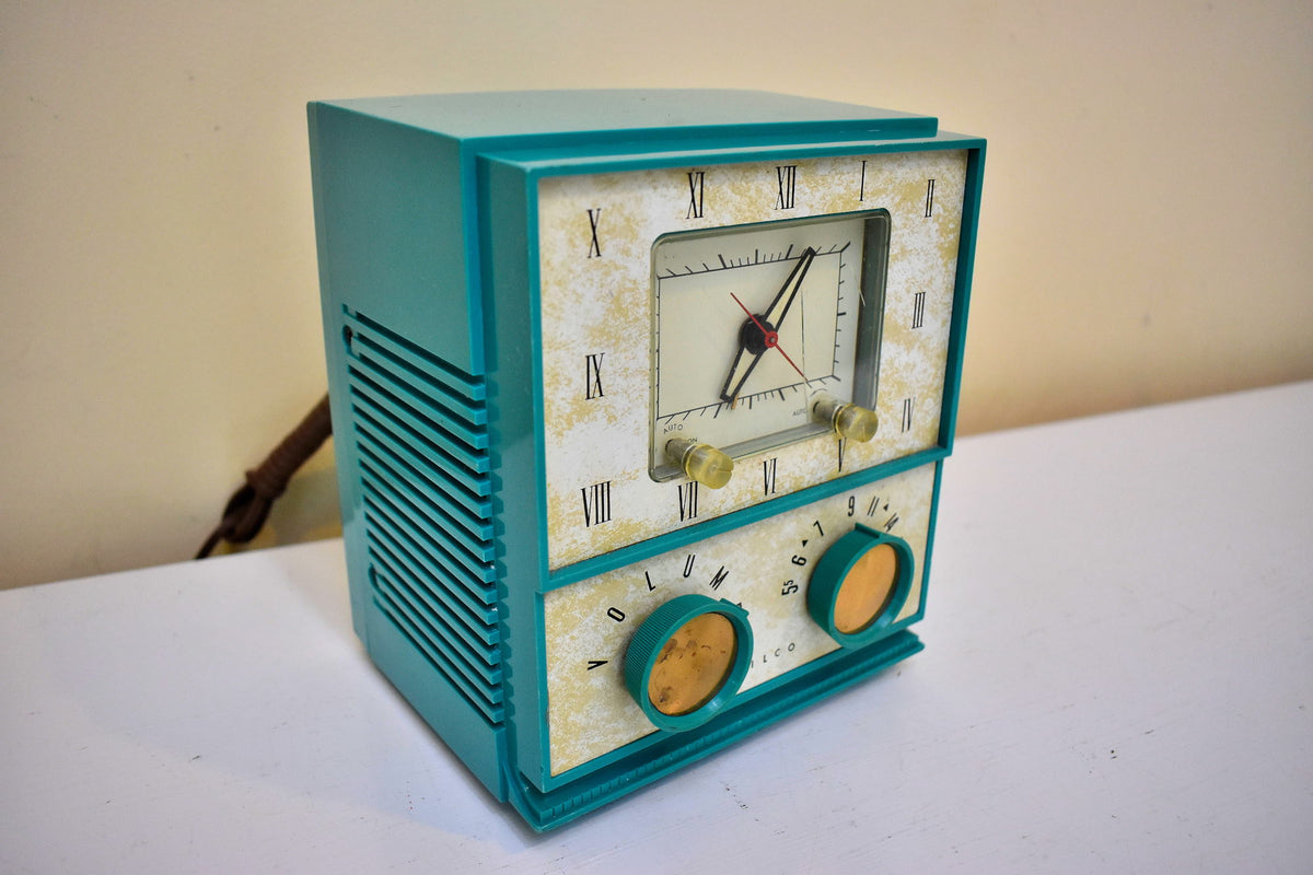 Seafoam Green 1956 Philco Model D736-124 AM 真空管ラジオ レア