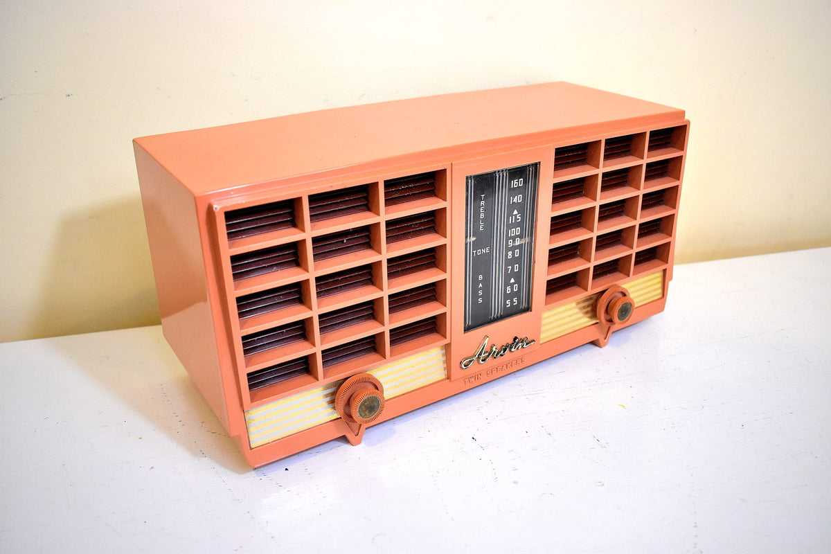 インディーズ　ソフビ　RoocKitten ルーキテン Pumpkin Spice 1956-1957 Arvin Model 3561 Vacuum Tube Radio Dual