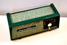 Load image into Gallery viewer, SOLD! - Mar 4, 2020 - Smitten by Burlap Forest Green Sparton Model 360 AM Tube Radio Totally Restored! - [product_type} - Sparton - Retro Radio Farm