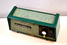 Load image into Gallery viewer, SOLD! - Mar 4, 2020 - Smitten by Burlap Forest Green Sparton Model 360 AM Tube Radio Totally Restored! - [product_type} - Sparton - Retro Radio Farm