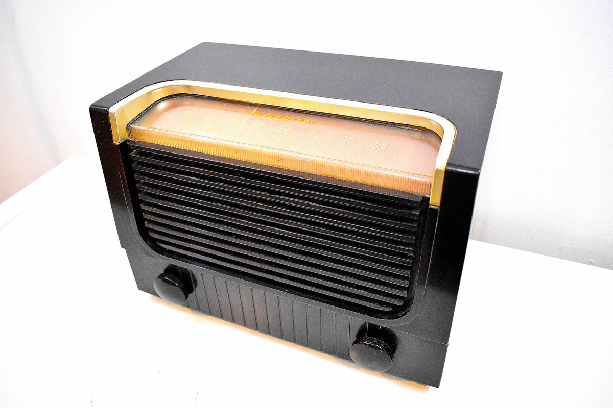 ウェンジ ブラウン ベークライト 1952 RCA Victor Model 2-X-61 真空管