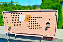 Load image into Gallery viewer, SOLD! - Aug 2, 2014 - MID-CENTURY MARVEL Pink Retro Jetsons Late 50&#39;s early 60&#39;s Motorola C23P Tube AM Clock Radio WORKS! - [product_type} - Motorola - Retro Radio Farm