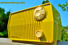 Load image into Gallery viewer, SOLD! - Sept 7, 2014 - BUTTER YELLOW Retro Jetsons Vintage 1959 Admiral 4L26A Tube AM Radio WORKS! - [product_type} - Admiral - Retro Radio Farm