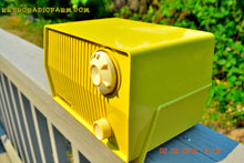 Load image into Gallery viewer, SOLD! - Sept 7, 2014 - BUTTER YELLOW Retro Jetsons Vintage 1959 Admiral 4L26A Tube AM Radio WORKS! - [product_type} - Admiral - Retro Radio Farm