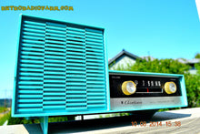 Load image into Gallery viewer, SOLD! - Aug 13, 2014 - Sky Blue SPLIT LEVEL Wacky Looking Retro 1960&#39;s or 1970&#39;s Wards Airline GEN-1703A AM Works! - [product_type} - Admiral - Retro Radio Farm