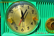 Load image into Gallery viewer, SOLD! - Oct 12, 2014 - SEA GREEN Retro Jetsons 1957 Motorola 57CS Tube AM Clock Radio Works! Quiet Clock! - [product_type} - Motorola - Retro Radio Farm