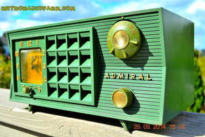 SOLD! - Nov. 14, 2014 PEA GREEN Retro Jetsons Vintage 1955 Admiral 5S33 - [product_type} - Admiral - Retro Radio Farm