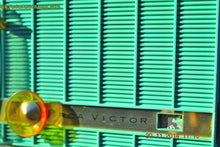 Load image into Gallery viewer, SOLD! - Dec 6, 2014 - TURQUOISE Retro Jetsons Vintage 1957 RCA Victor Model C-3HE AM Tube Radio WORKS! - [product_type} - RCA Victor - Retro Radio Farm
