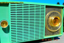 Load image into Gallery viewer, SOLD! - Apr 14, 2016 - BLUETOOTH MP3 READY SEA GREEN Mid Century Vintage 1959 General Electric Model T-129C Tube Radio - [product_type} - General Electric - Retro Radio Farm