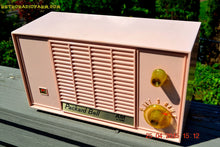 Load image into Gallery viewer, SOLD! - June 21, 2015 - BLUETOOTH MP3 READY - PASTEL PINK Mid Century Vintage 1959 Packard Bell Model 5R9 Tube Radio Totally Restored! - [product_type} - Packard-Bell - Retro Radio Farm
