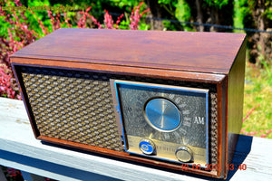 SOLD! - Aug 31, 2015 - HARDWOOD 1964 Zenith Model M730 Brown AM/FM Tube Radio Works Great! - [product_type} - Zenith - Retro Radio Farm