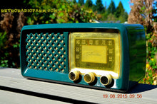 Load image into Gallery viewer, SOLD! - Dec 28, 2015 - GARDEN HOME GREEN Retro Jetsons Vintage 1955 Silvertone Model 2014 AM Tube Radio Totally Restored! - [product_type} - Silvertone - Retro Radio Farm