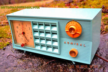 Load image into Gallery viewer, SOLD! - Dec 22, 2015 - BLUETOOTH MP3 Ready - Admiral Model 251 955 AM Tube Radio Pistachio Green Retro Jetsons Mid Century Vintage Totally Restored! - [product_type} - Admiral - Retro Radio Farm