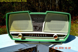 SOLD! - Dec. 8, 2017 - SAGE GREEN Wonder Mid Century Retro Antique 1959 Rogers Majestic AM Vacuum Tube Radio Totally Restored! - [product_type} - Philips - Retro Radio Farm