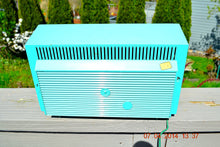 Load image into Gallery viewer, SOLD! - July 19, 2014 - AQUA Atomic Age Vintage 1957 General Electric 862 Tube AM Radio WORKS! - [product_type} - General Electric - Retro Radio Farm