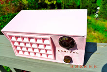 Load image into Gallery viewer, SOLD! - May 16, 2014 - BEAUTIFUL PINK Retro Vintage Atomic Age 1955 Admiral 5S38 Tube AM Radio Works! - [product_type} - Admiral - Retro Radio Farm