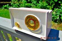 Load image into Gallery viewer, SOLD! - June 12, 2014 - PINK AND WHITE Atomic Age Vintage 1959 RCA Victor Model X-2EF Tube AM Radio WORKS! - [product_type} - RCA Victor - Retro Radio Farm