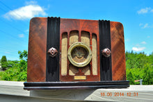 Load image into Gallery viewer, SOLD! - Sept 2, 2015 -BEAUTIFUL Wood Art Deco Retro 1935 Western Air Patrol 4G2T AM Tube Radio Totally Restored! Wow! - [product_type} - Western Air Patrol - Retro Radio Farm