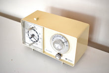 Load image into Gallery viewer, Bluetooth Ready To Go - Ivory White 1966 General Electric Model C-403D AM Solid State Radio Works Great!