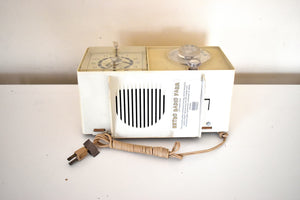 Bluetooth Ready To Go - Ivory White 1966 General Electric Model C-403D AM Solid State Radio Works Great!