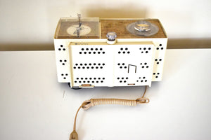 Bluetooth Ready To Go - Ivory 1966 GE General Electric Model C-545F AM Vintage Radio Sounds Great! Always On Clock Light Added Too!