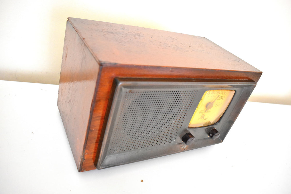 真空管ラジオ 木製キャビネット 本体 Bluetooth 対応 - コッパーフェイス ウッドキャビネット 1946