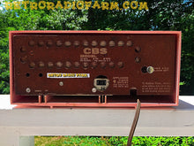 Load image into Gallery viewer, SOLD! - Nov 17, 2016 - VALENTINE&#39;S DAY- Red and Pink Retro Jetsons 1961 CBS C230 Tube AM Clock Radio Mint Condition! - [product_type} - CBS - Retro Radio Farm