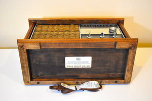 Pecan Hardwood 1965 RCA Victor Model RGC42S AM/FM Solid State Radio Sounds Great Excellent Condition!
