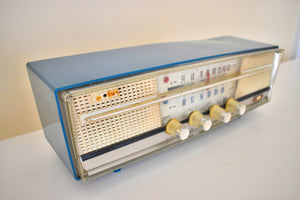 Imperial Blue 1961 Rincan Model KFA-W71 Vacuum Tube AM FM Radio Beauty and Sounds Great!