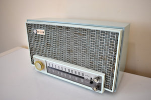 Diamond Blue 1963 Zenith Model 7K06 AM FM Vacuum Tube Radio Excellent Condition Sounds Terrific!