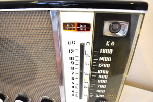 Bluetooth Ready To Go - 1956 Sanyo Model SF-680 AM/Short Wave Vacuum Tube Radio Sounds Great! One of a Kind Radio Find!