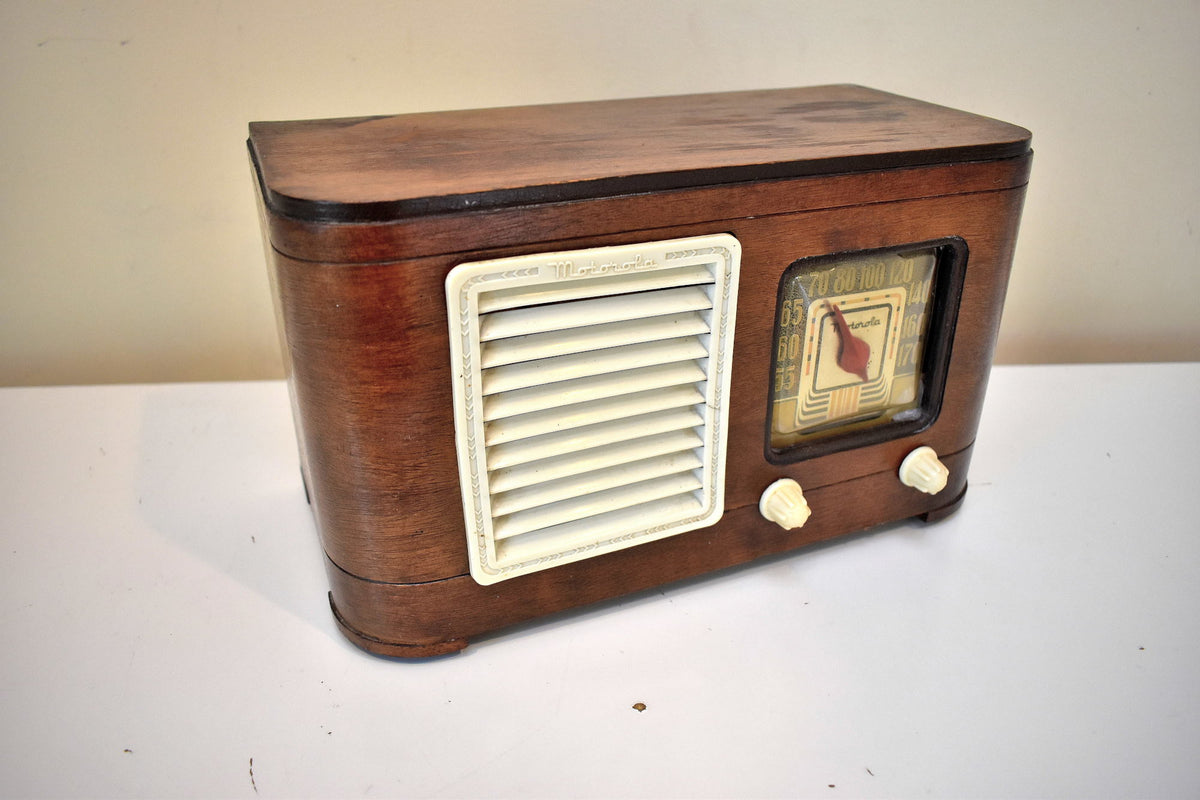 Bluetooth Ready To Go - Artisan Handcrafted Wood 1941 Motorola Model 5 ...