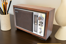画像をギャラリービューアに読み込む, Bluetooth Ready To Go - 70s Sony Model ICF-9740W AM/FM Solid State Transistor Radio Sounds Great! Excellent Condition!