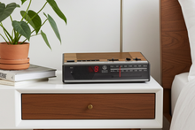 Load image into Gallery viewer, Wood Grain 1980s General Electric Model 7-4624B AM FM Digital Alarm Clock Radio! Excellent Condition!