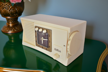 Load image into Gallery viewer, Maroon Burgundy 1955 Travler Model 55C42 Vacuum Tube AM Radio Rare Design! Sounds Great! Excellent Condition!