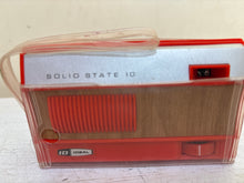 Load image into Gallery viewer, Cardinal Red 60s Ideal Unknown Model Portable AM Transistor Radio Excellent Condition Loud Clear Sounding!