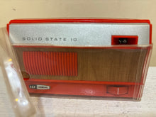 Load image into Gallery viewer, Cardinal Red 60s Ideal Unknown Model Portable AM Transistor Radio Excellent Condition Loud Clear Sounding!