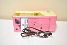 Load image into Gallery viewer, Flamingo Pink 1956 Emerson Model 927B Vacuum Tube Radio Sounds Great Excellent Condition!