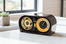 Load image into Gallery viewer, Espresso Brown Owl Eyes 1951 Zenith Model G516 AM Vacuum Tube Radio Great Looking and Sounding!