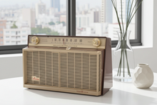 画像をギャラリービューアに読み込む, Sahara Tan 1958 General Electric Model T-116A Vacuum Tube AM Clock Radio Dual Speaker Excellent Condition!