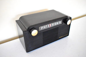 Bluetooth Ready To Go - Chalcedony Black 1952 Admiral 5G31N AM Vacuum Tube Radio Mid Century Appeal in Spades!